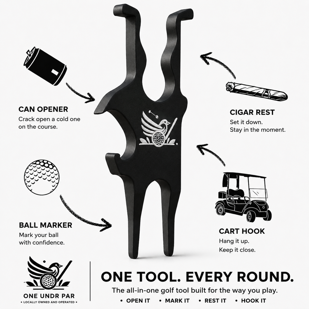 ONE UNDR PAR™ 4-in-1 Golf Cart Tool